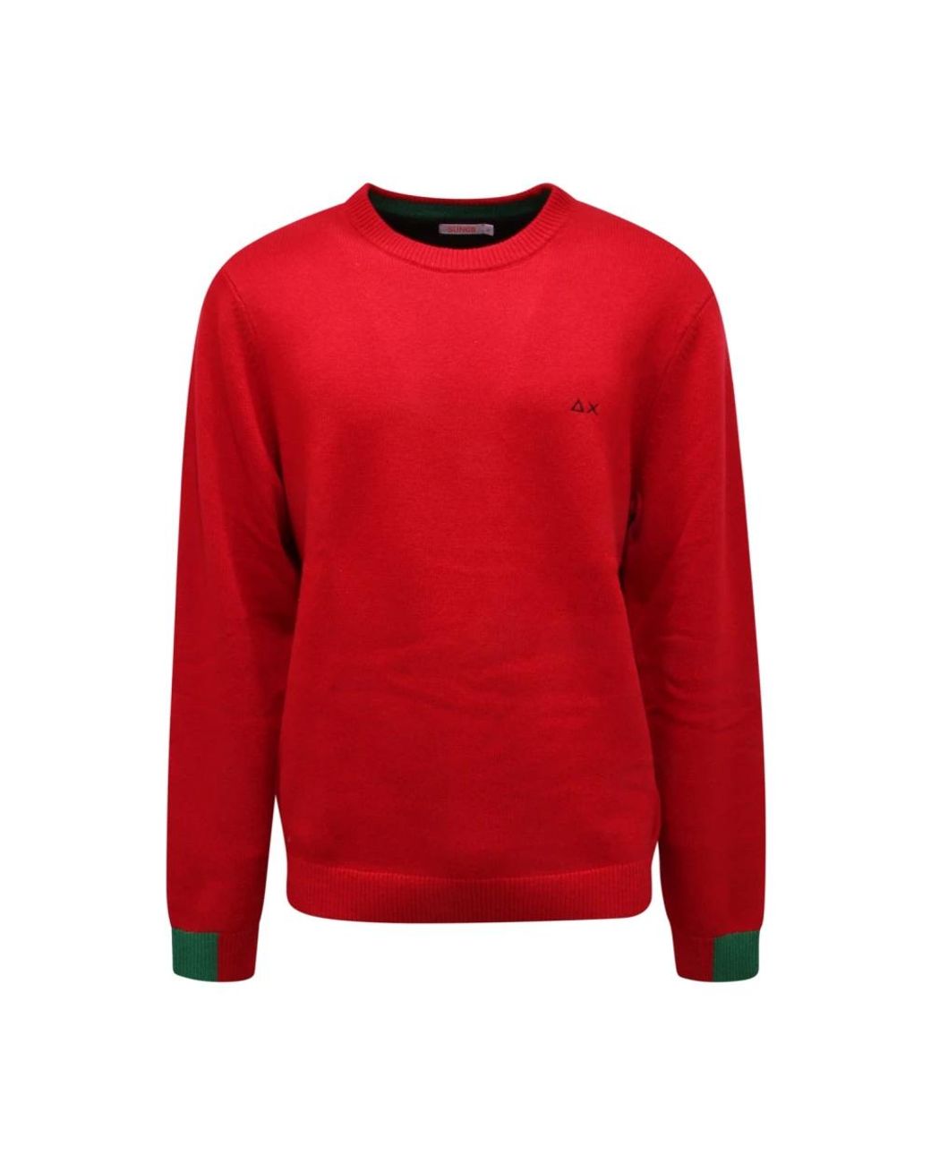 Sun 68 Red Round-Neck Knitwear for men