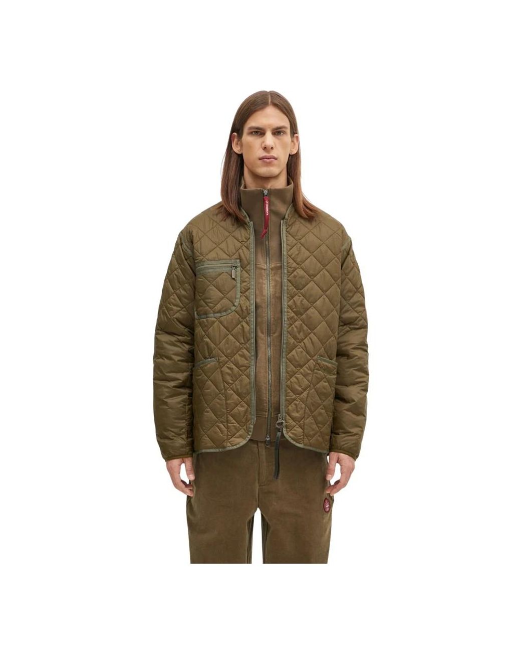Barbour Down Jassen in het Brown voor heren