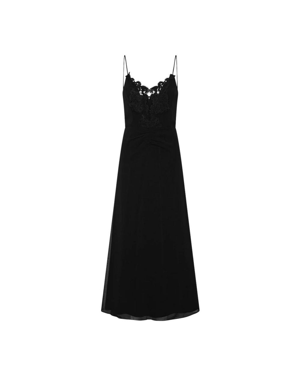 ROTATE BIRGER CHRISTENSEN Black Midi Dresses