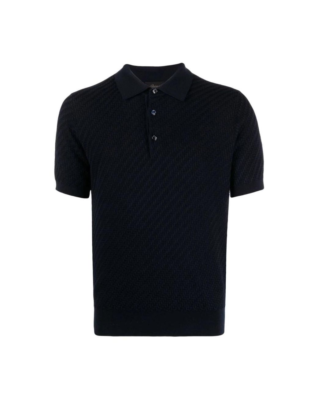 Brioni Black Polo Shirts for men