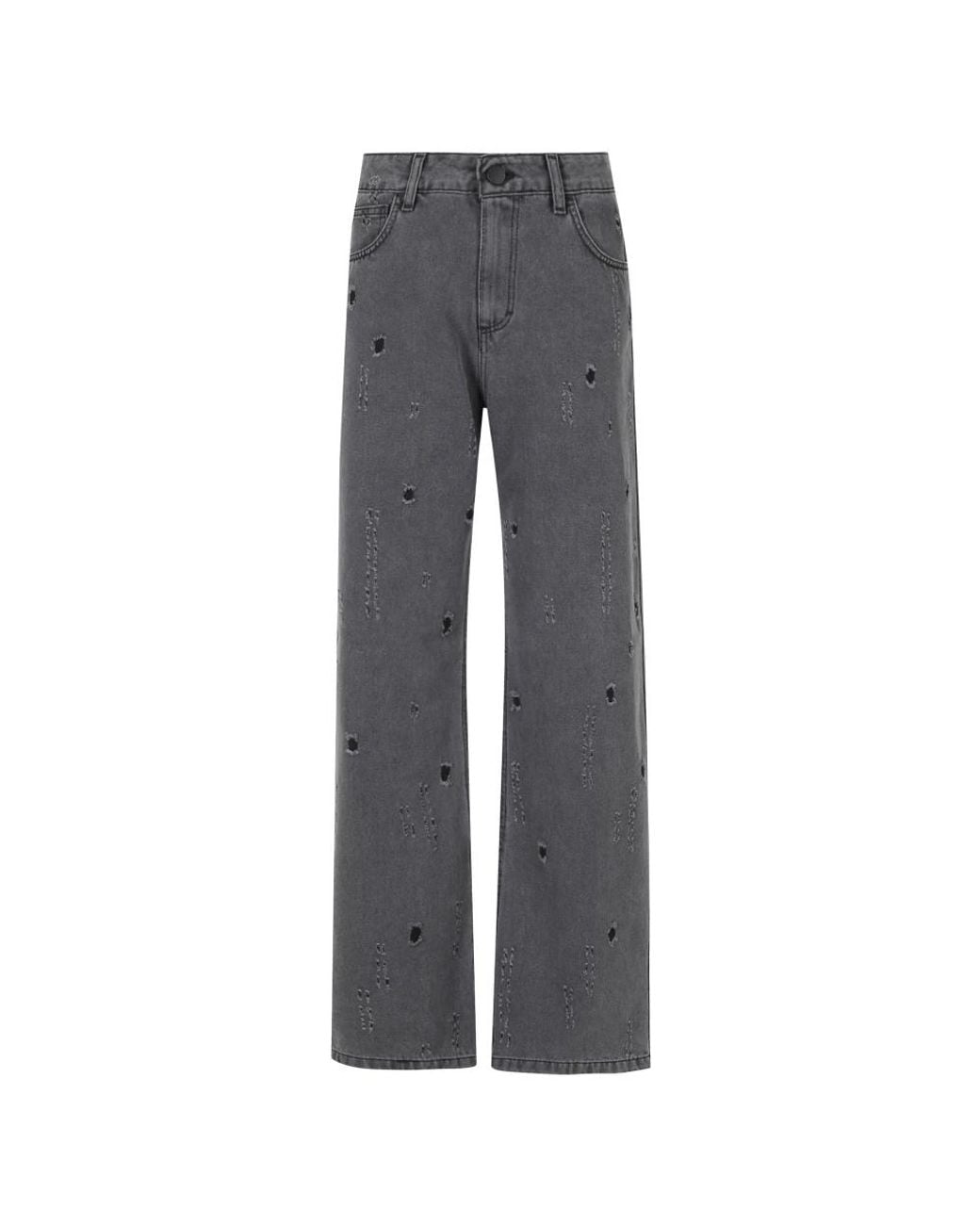 FEDERICA TOSI Gray Wide Jeans