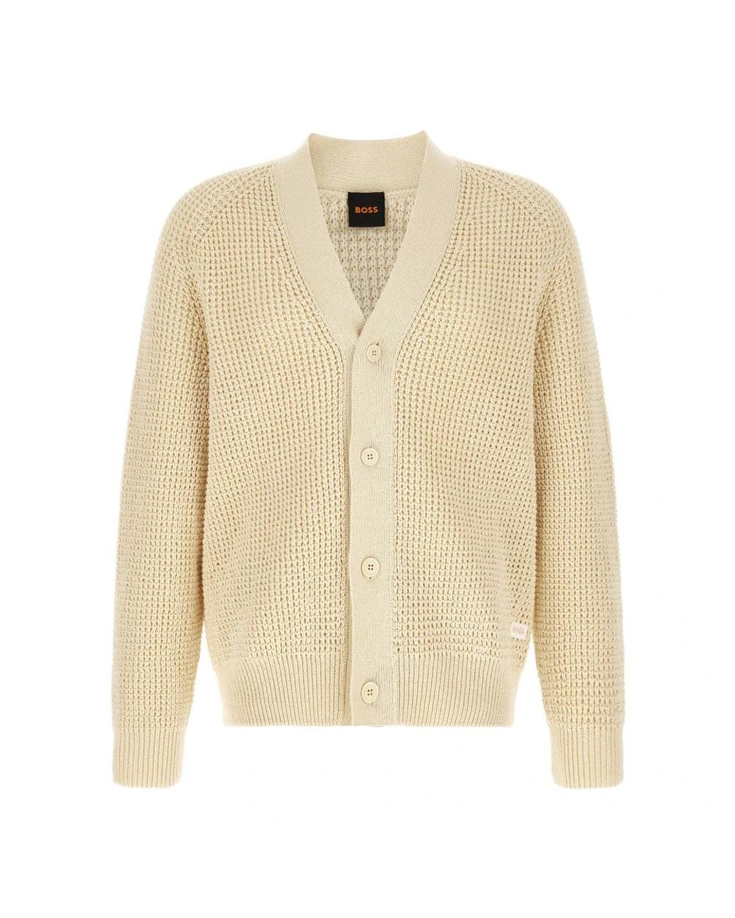 HUGO Natural Cardigans for men