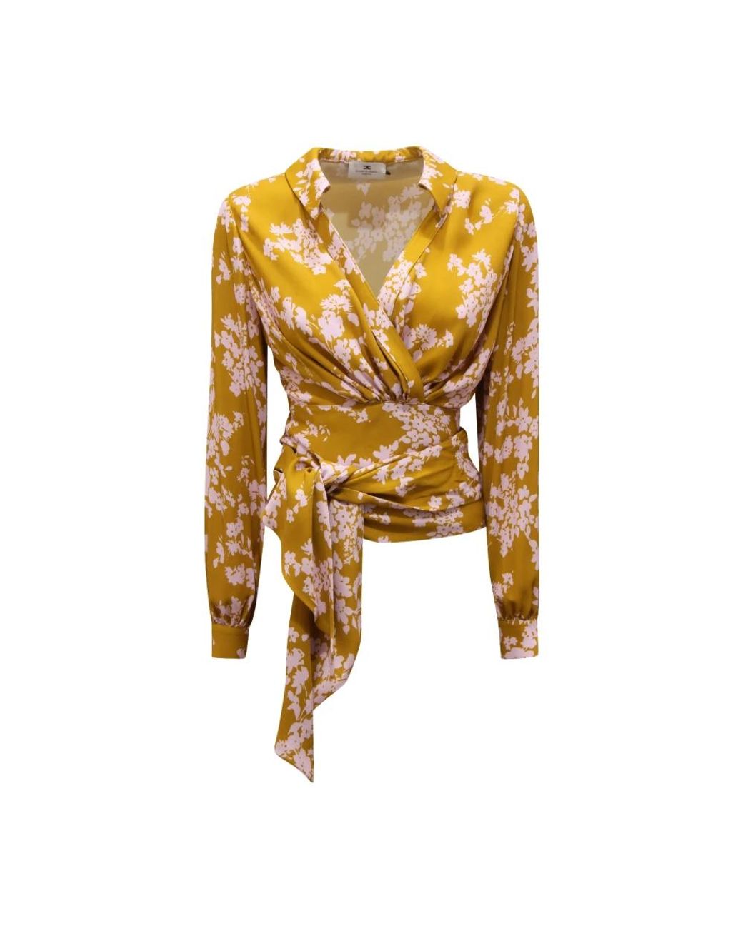 Elisabetta Franchi Metallic Blouses