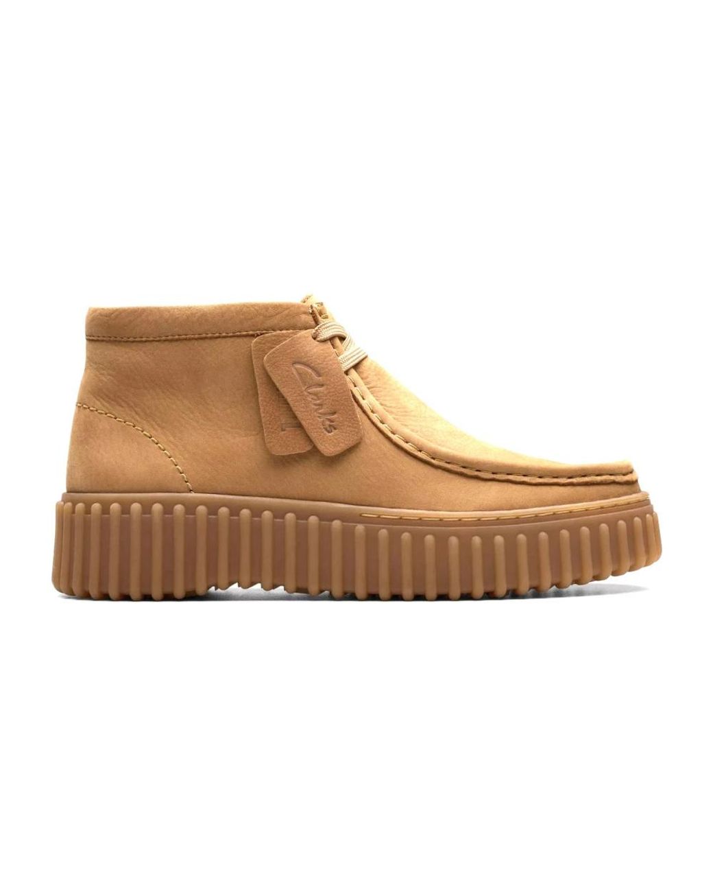 Clarks Brown Lace-Up Boots