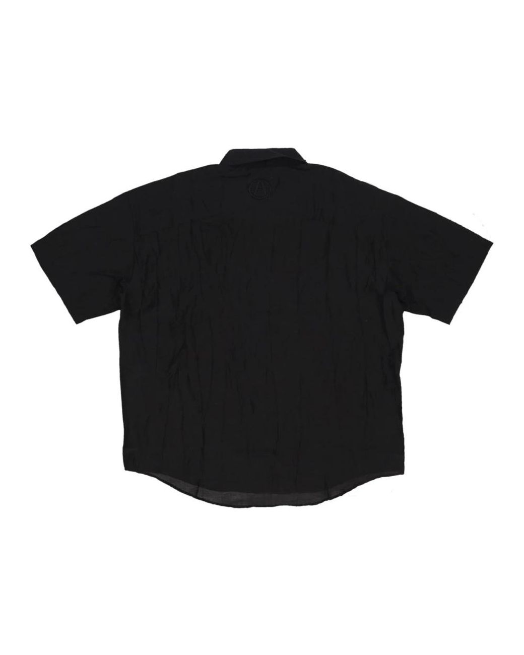 Acupuncture Black Short Sleeve Shirts for men