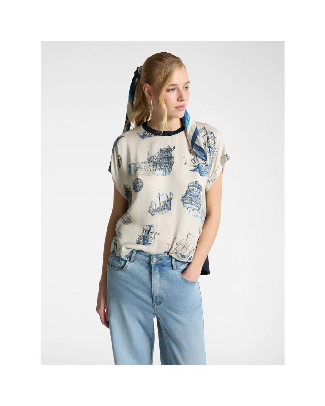 Elena Miro White T-Shirts