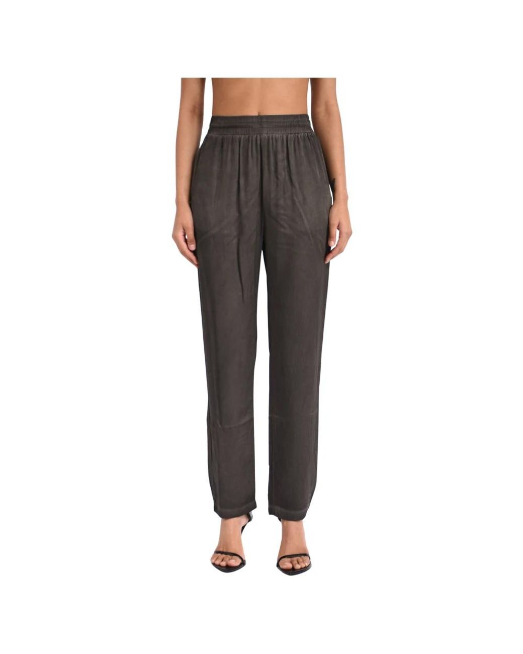 DIESEL Gray Straight Trousers