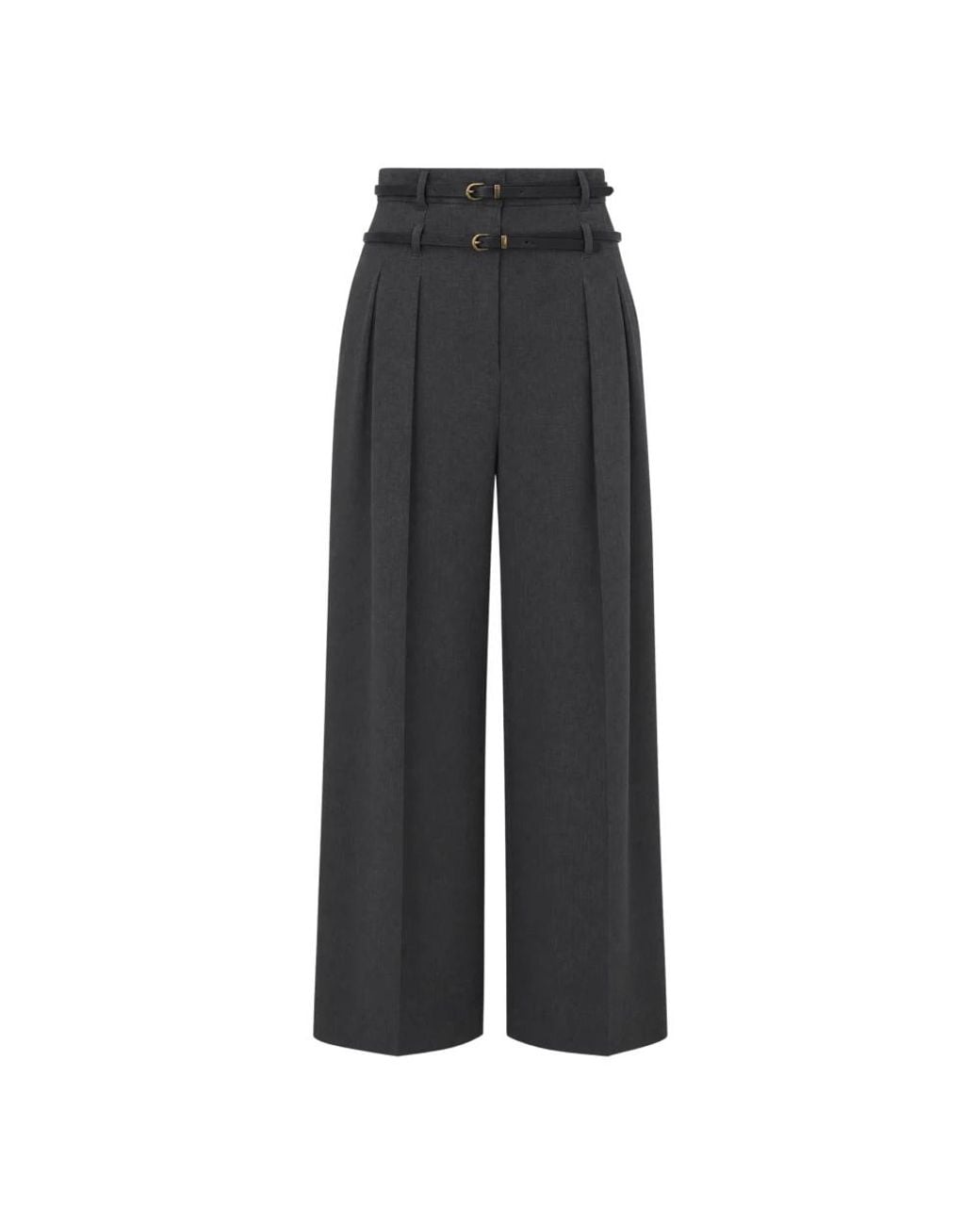 Liu Jo Flanel Flared Broek in het Gray