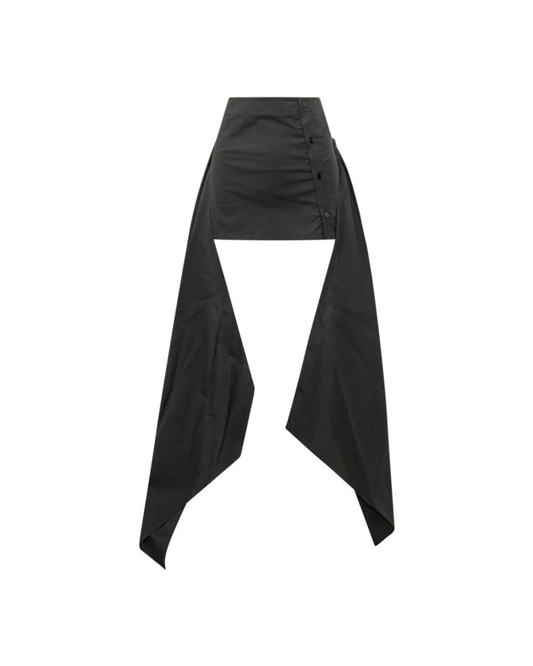 The Attico Black Short Skirts