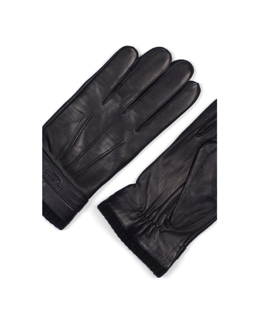 Howard London Black Gloves for men