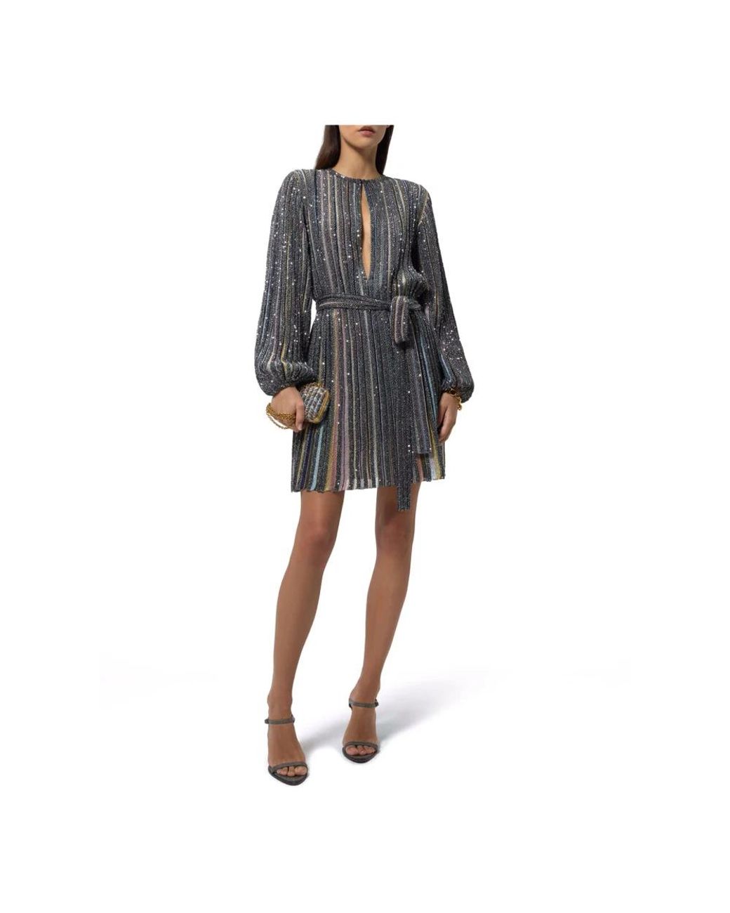 Missoni Gray Knitted Dresses