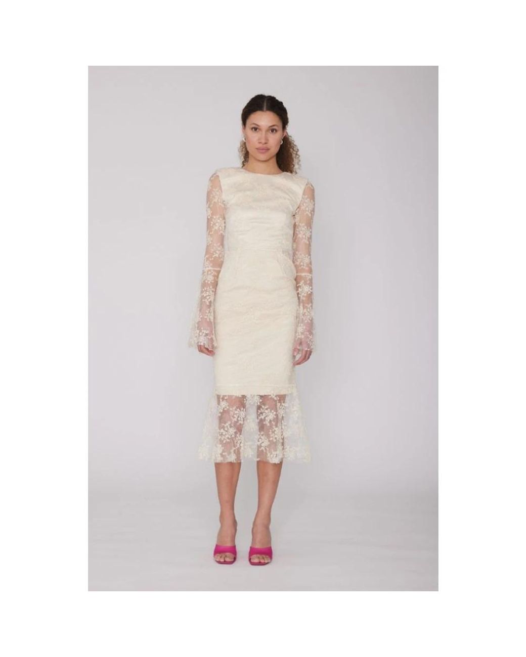 ROTATE BIRGER CHRISTENSEN Natural Party Dresses