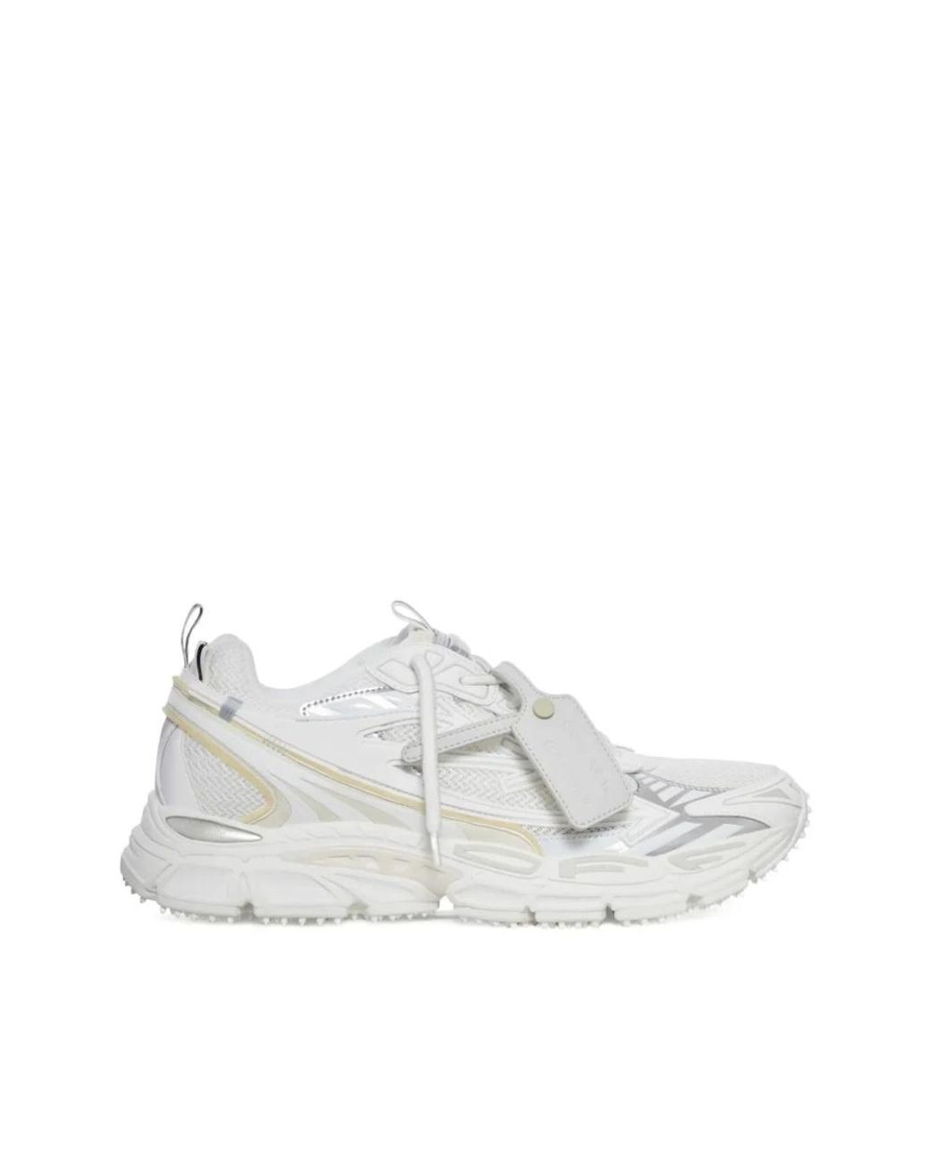 Off-White c/o Virgil Abloh White "Ow M-Be Right Back Mesh" Sneakers for men
