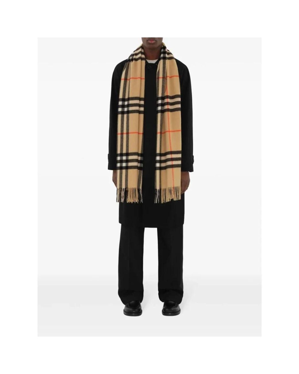 Winter Scarves di Burberry in Metallic da Uomo