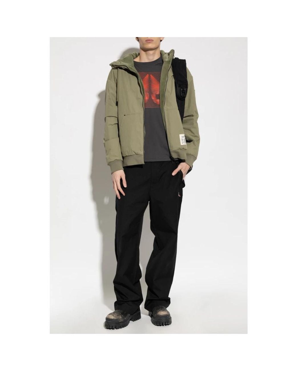 T-Shirts Moose Knuckles de hombre de color Gray