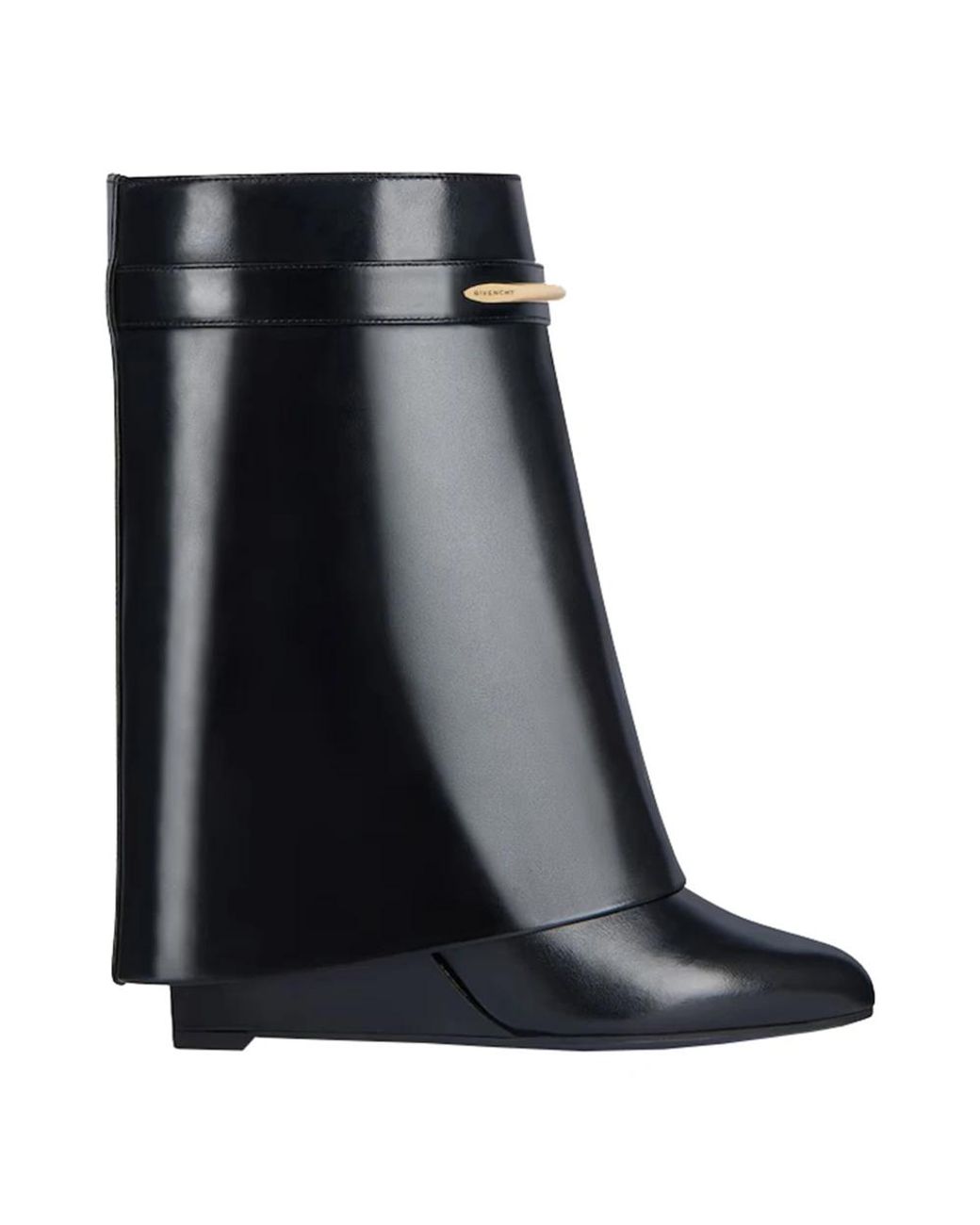 Givenchy Schoenen ,Zwart ,Leer Shark Ankle Boot in het Black