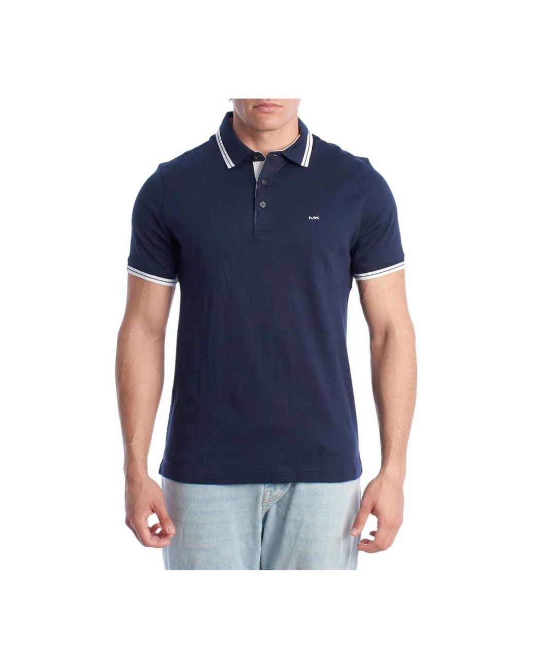 Michael Kors Blue Polo Shirts for men