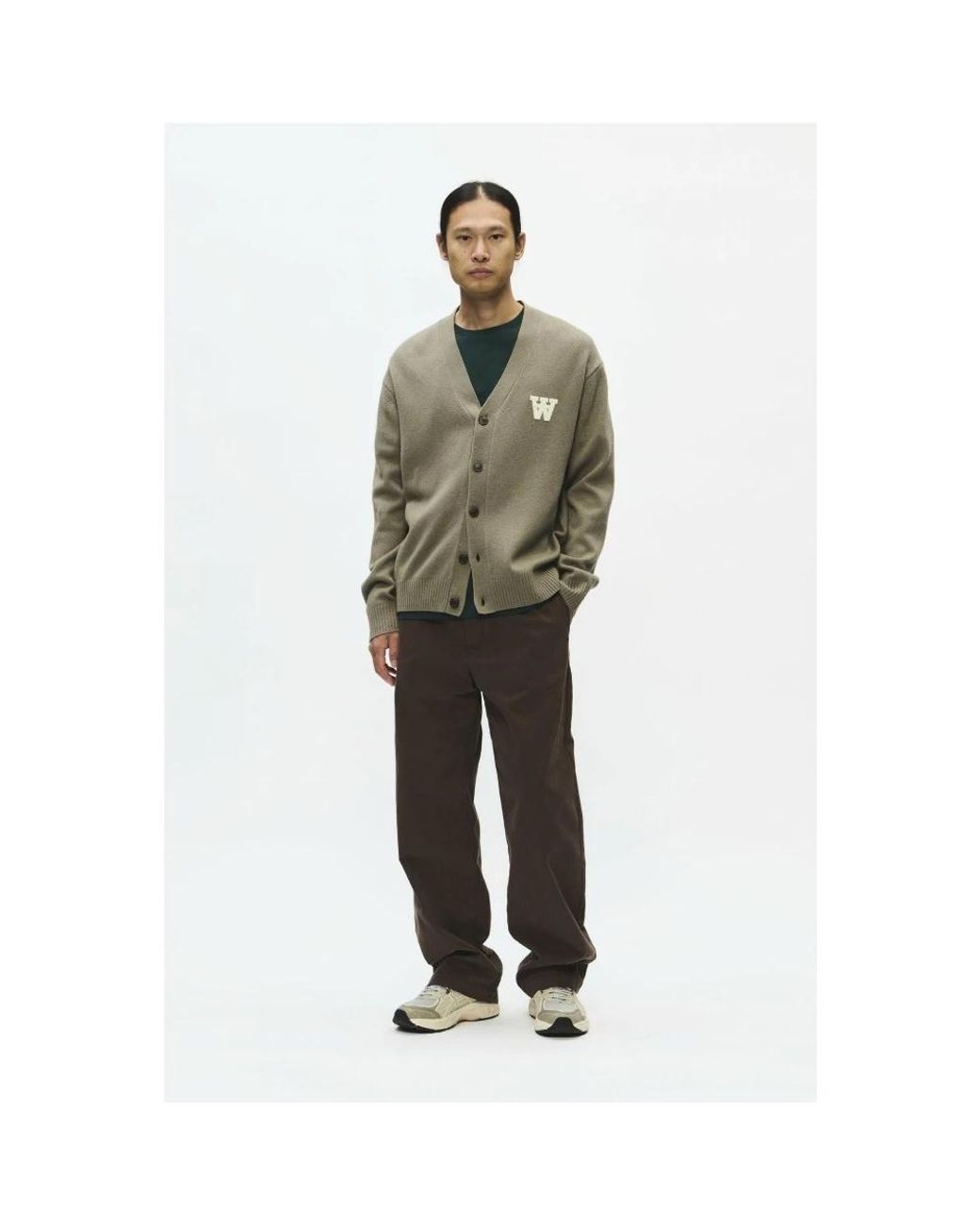 WOOD WOOD Green Cardigans for men