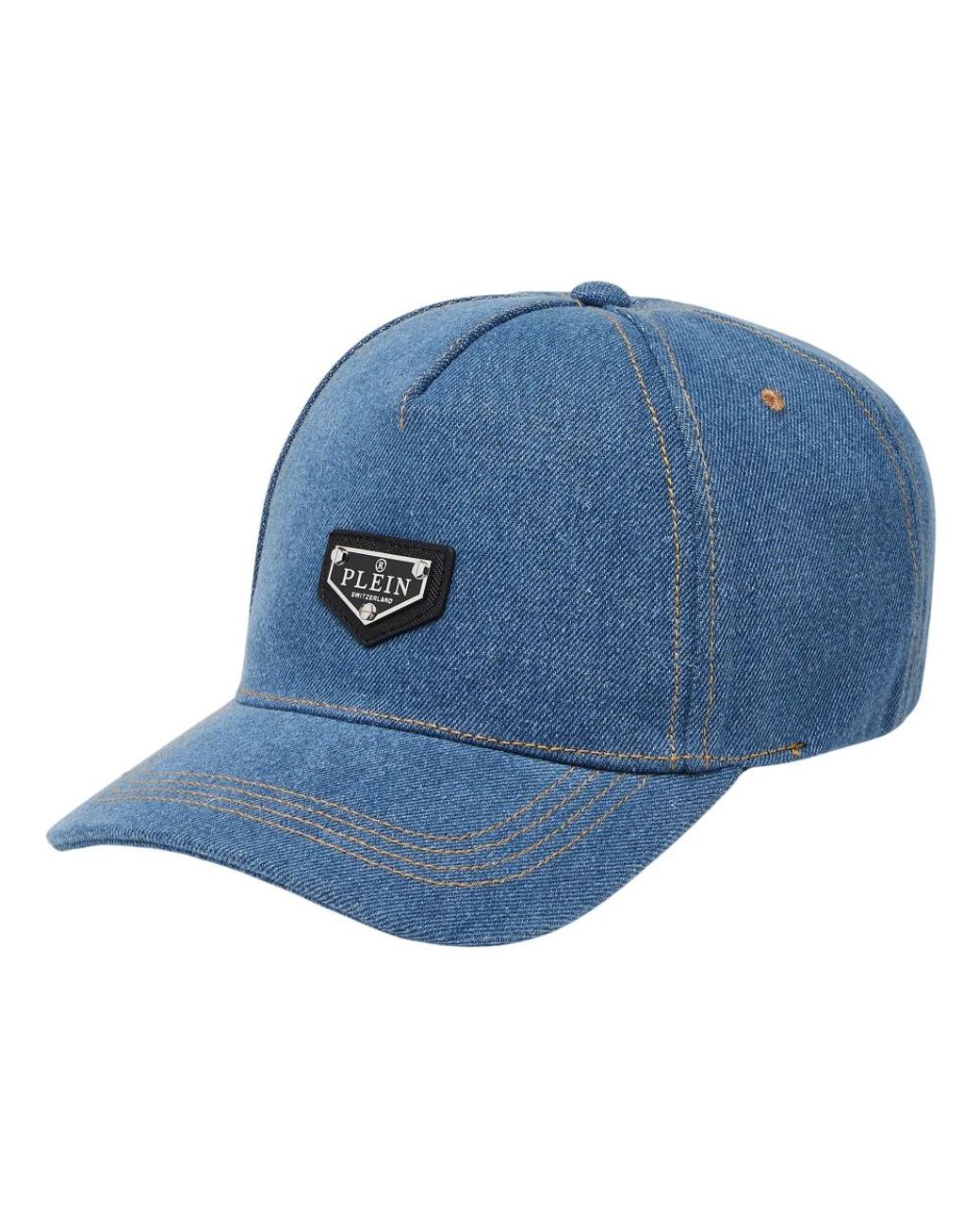 Philipp Plein Baseball Cap in het Blue