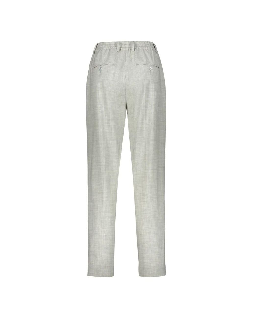 Moorer Gray Tapered Trousers