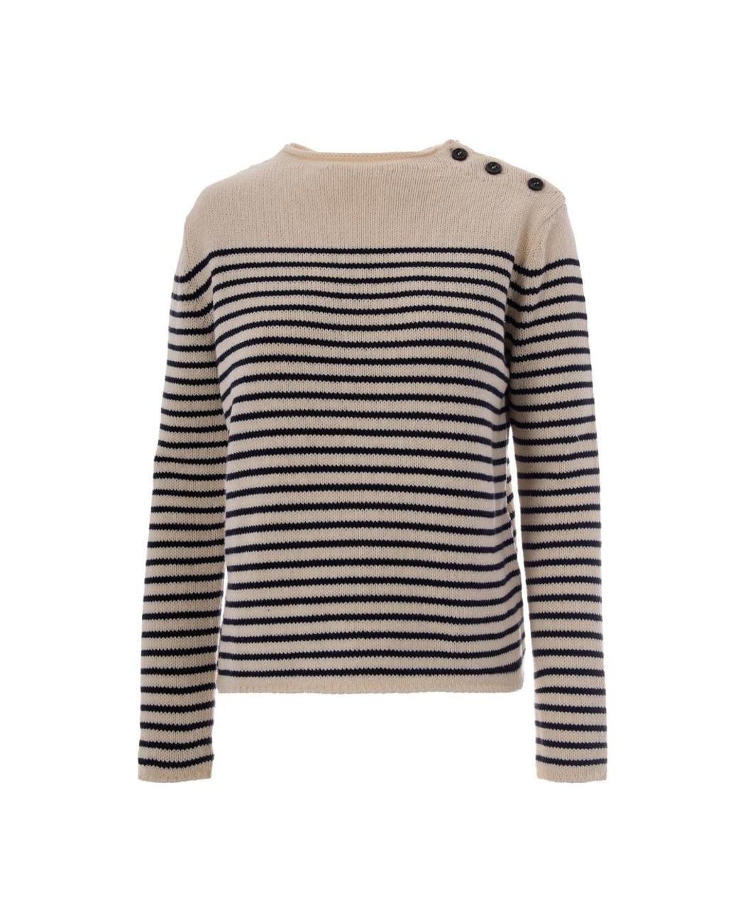 Max Mara Brown Round-Neck Knitwear