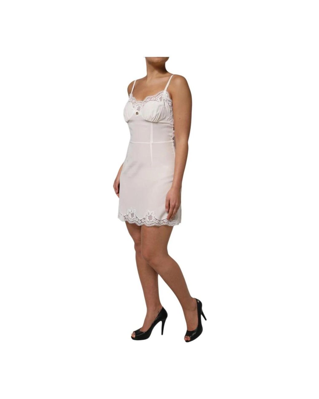 Dolce & Gabbana White Short Dresses