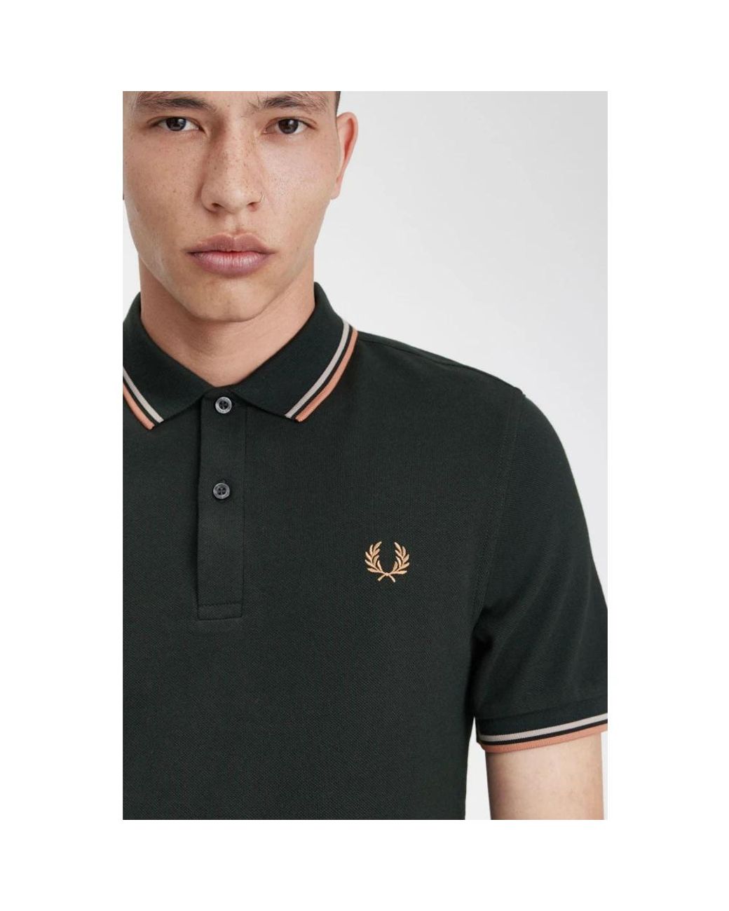 Polo Shirts Fred Perry de hombre de color Green