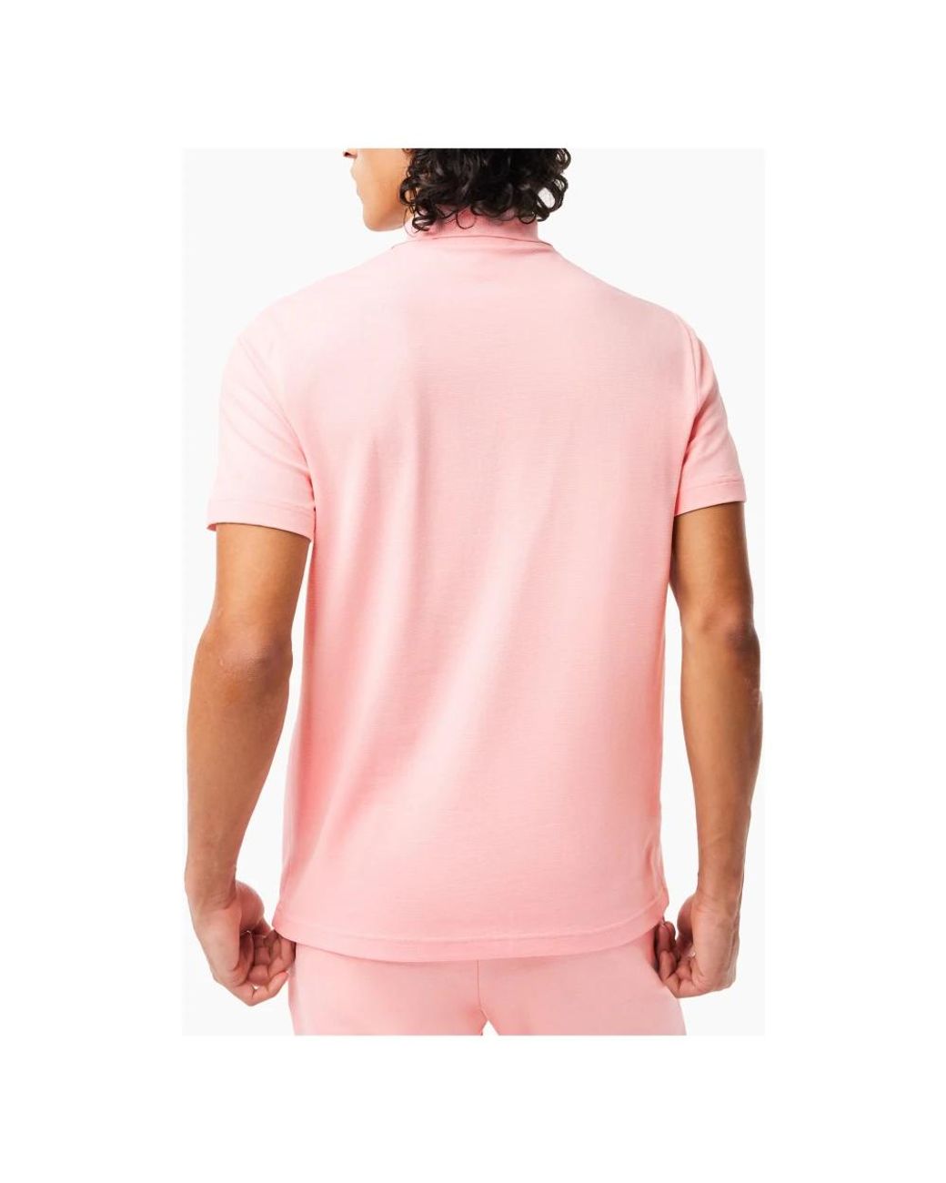 Lacoste Pink Polo Shirts for men
