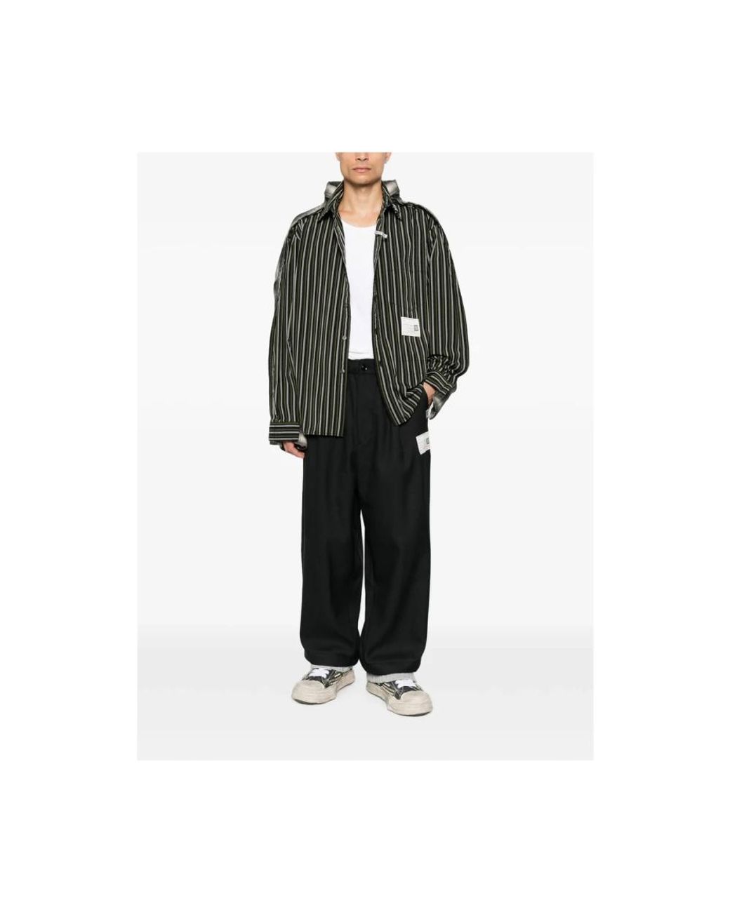 Maison Mihara Yasuhiro Green Casual Shirts for men