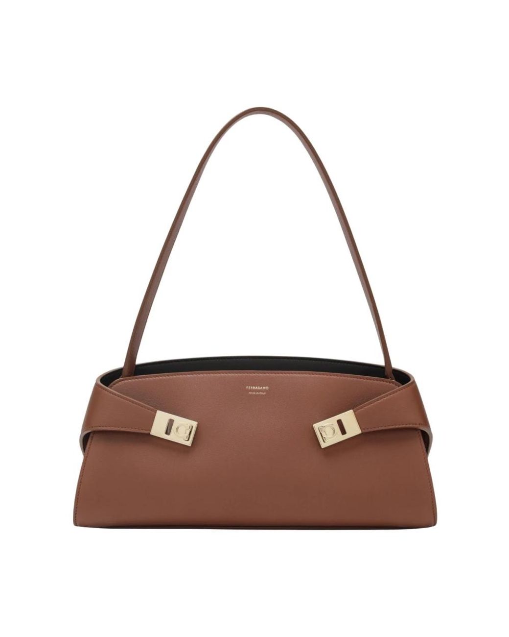 Ferragamo Brown Shoulder Bags