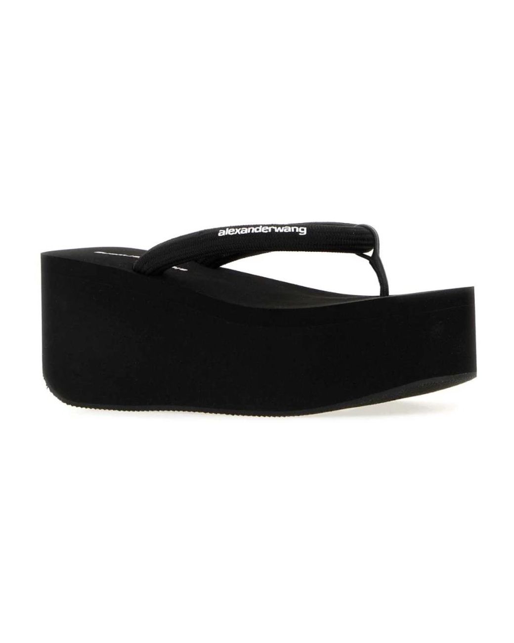 Alexander Wang Black Platform Sandals