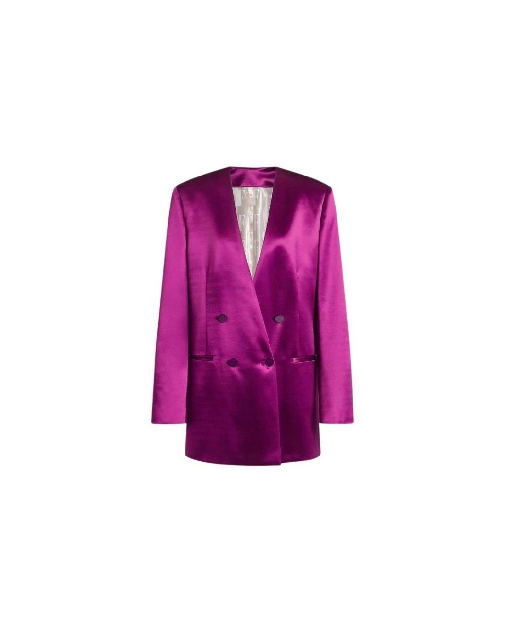 Alberta Ferretti Purple Blazers