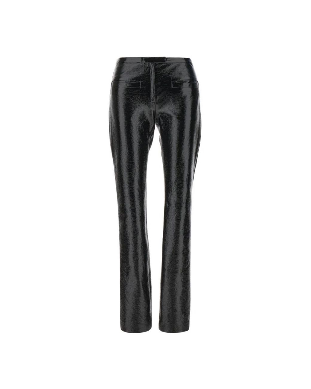 Slim-Fit Trousers Courreges de color Black
