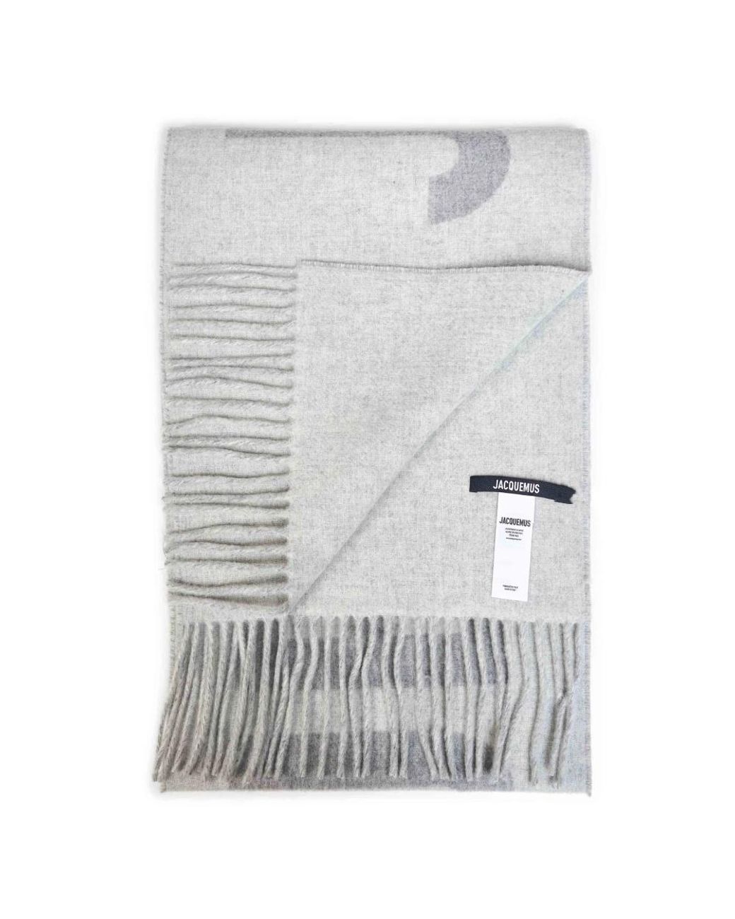 Jacquemus Gray Winter Scarves for men