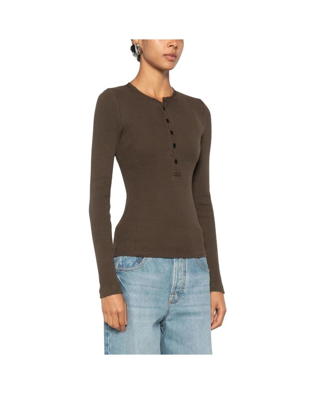 Citizens of Humanity Brown Round-Neck Knitwear