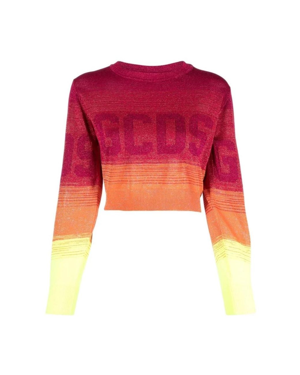 Gcds Red Round-Neck Knitwear