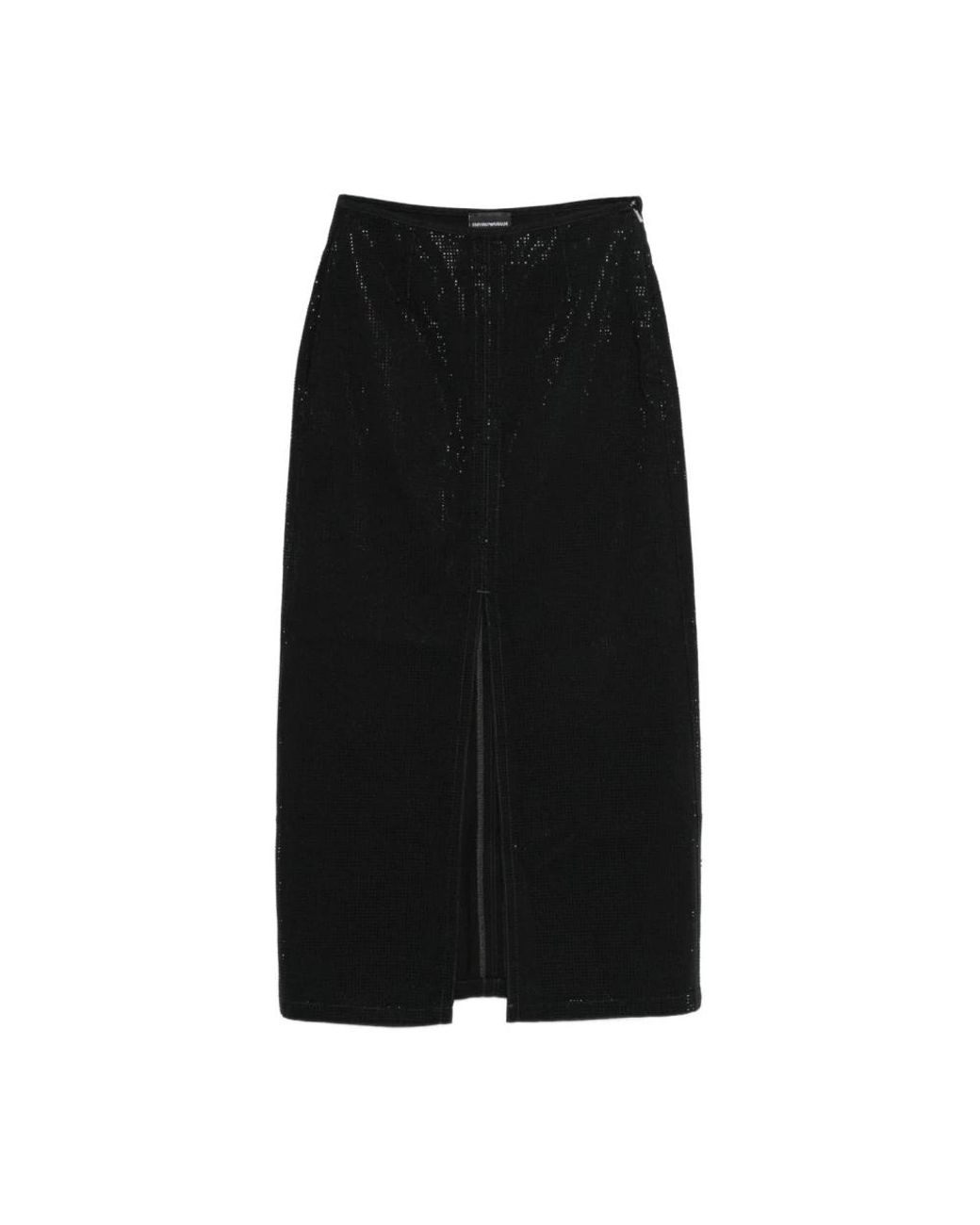 Emporio Armani Black Midi Skirts