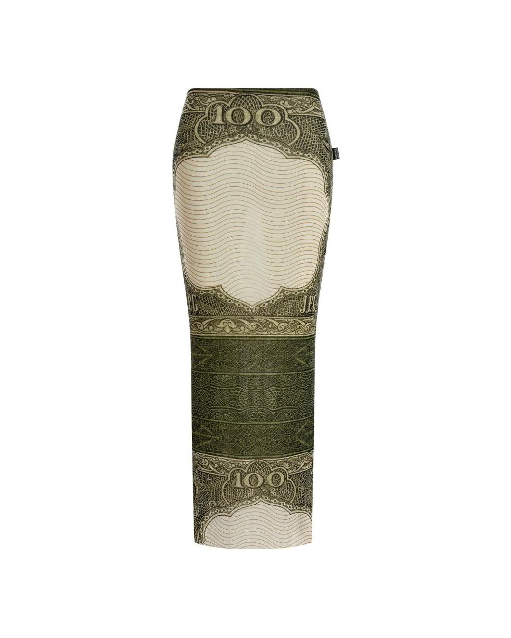 Jean Paul Gaultier Green Maxi Skirts