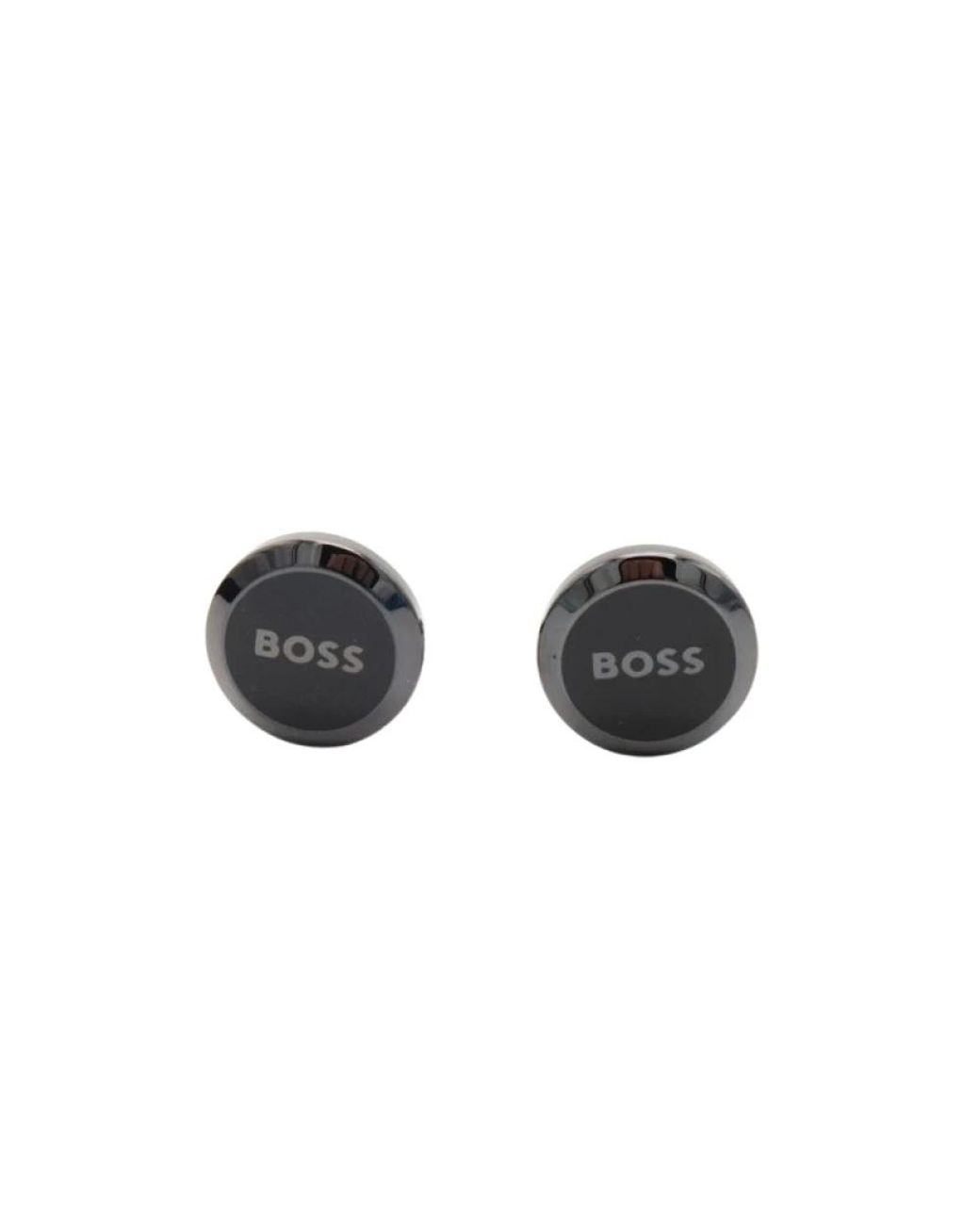 Boss B-Logoinsert Manschettenknöpfe in Black für Herren