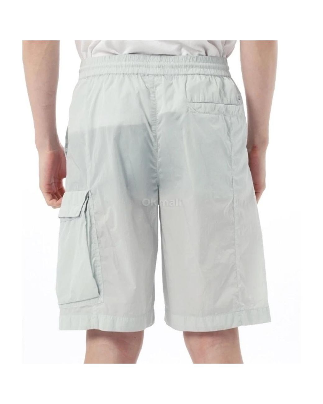 C P Company Gray Casual Shorts for men