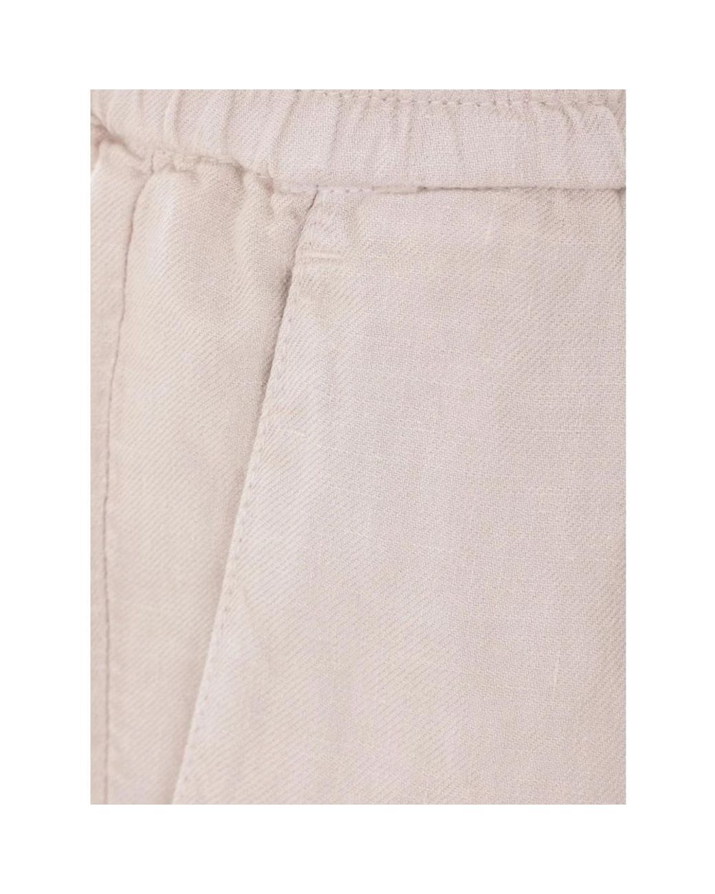 Brunello Cucinelli Natural Casual Shorts for men