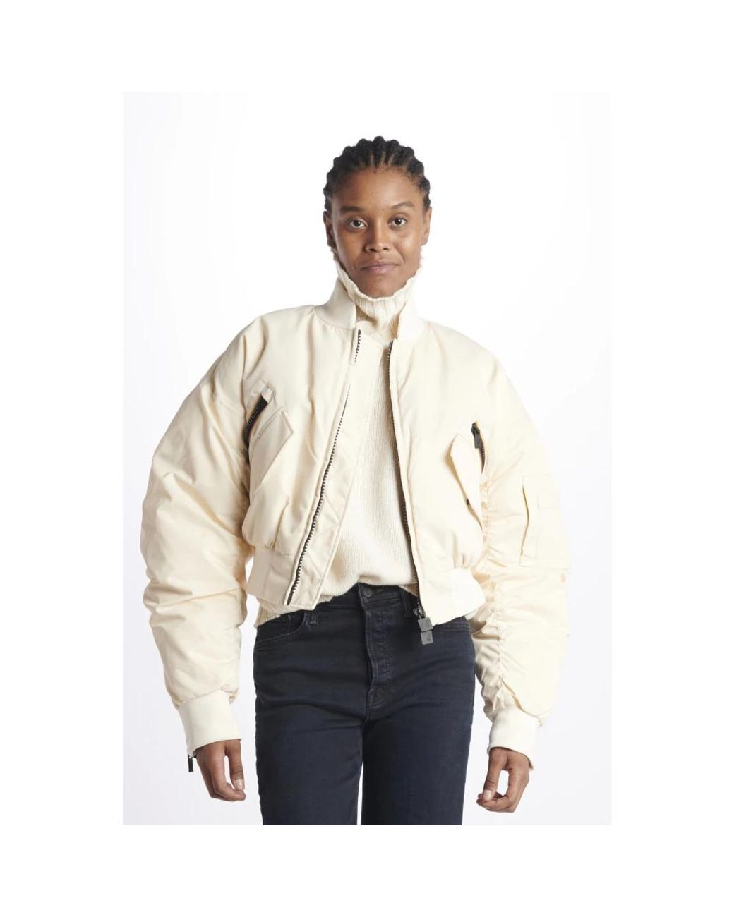 K-Way Natural Bomber Jackets