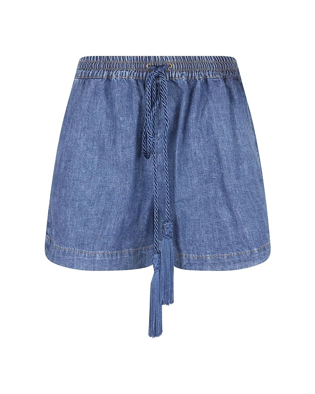Valentino Garavani Blue Denim Shorts