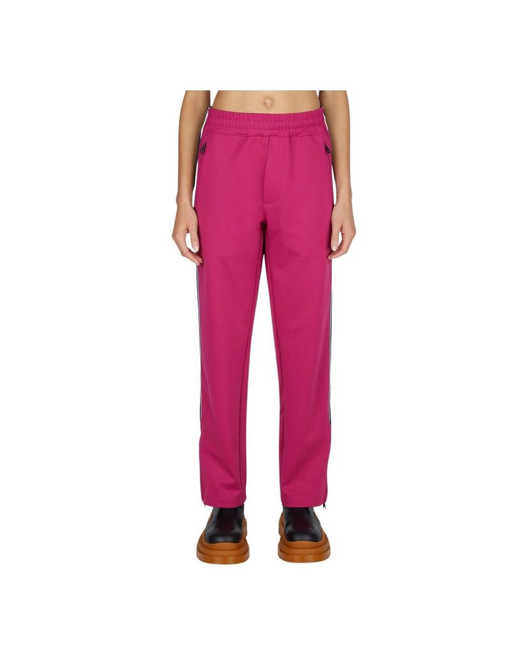 Moncler Pink Straight Trousers