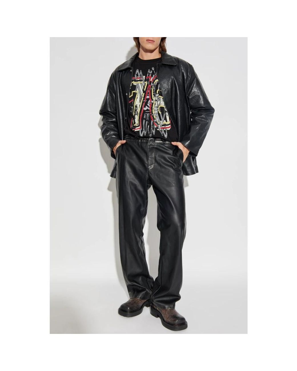 Light Jackets DIESEL pour homme en coloris Black