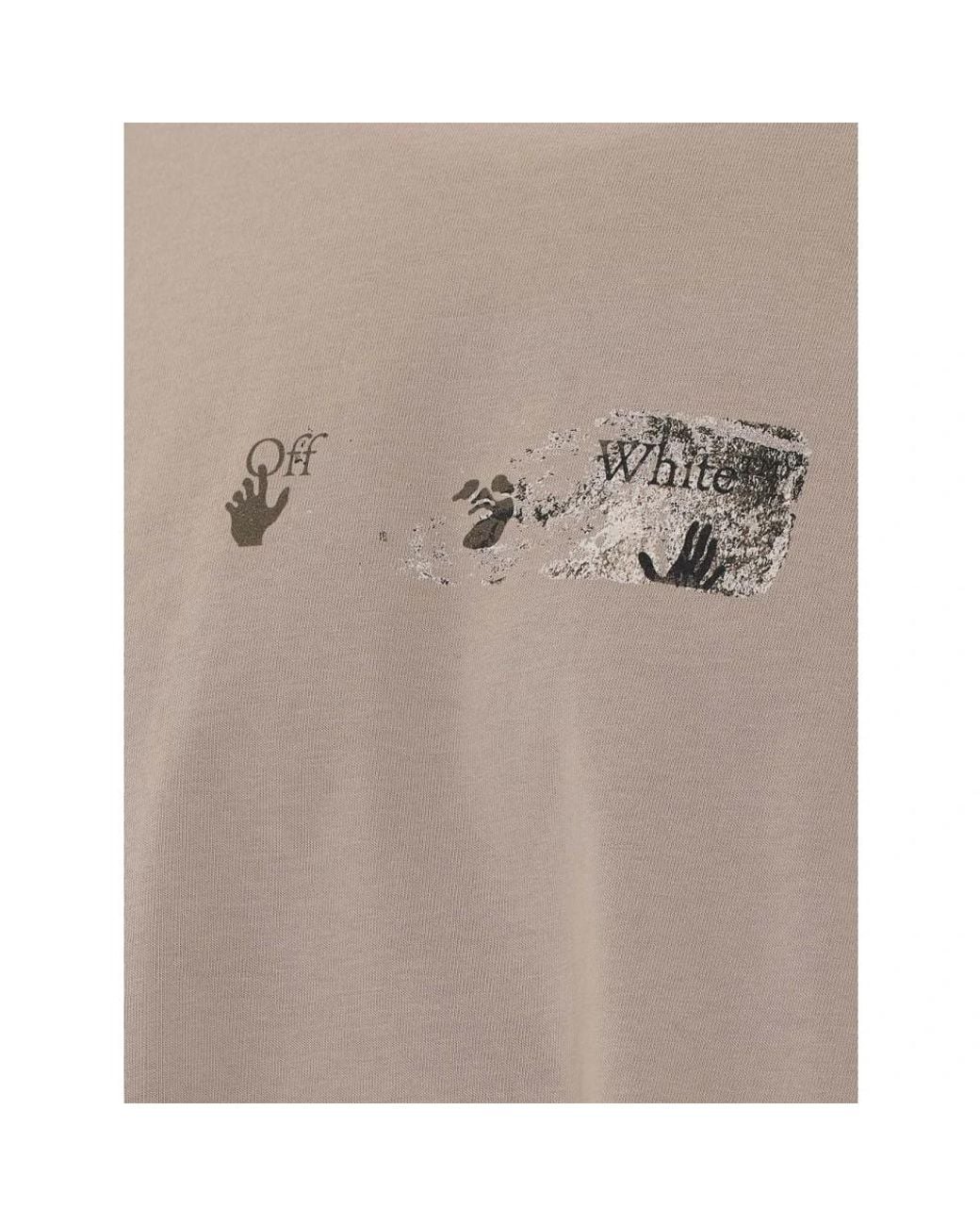 Off-White c/o Virgil Abloh Natural T-Shirts for men