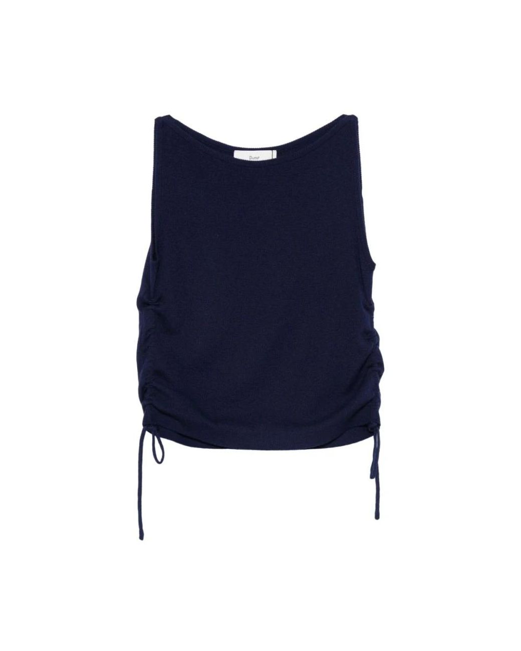 DUNST Blue Sleeveless Tops