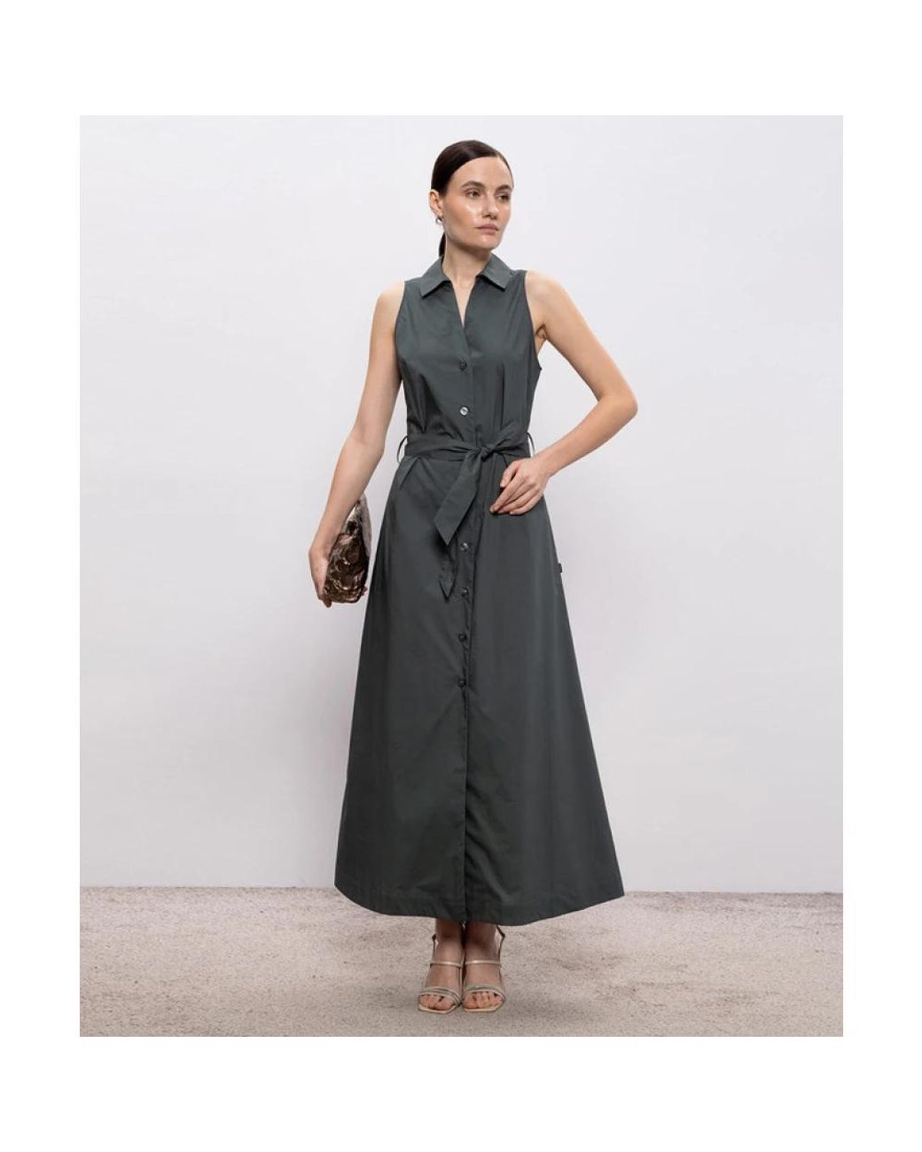 Woolrich Black Shirt Dresses