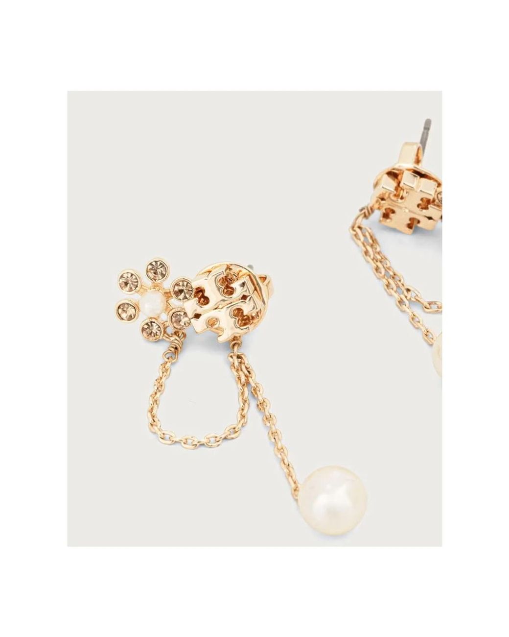 Earrings di Tory Burch in Metallic
