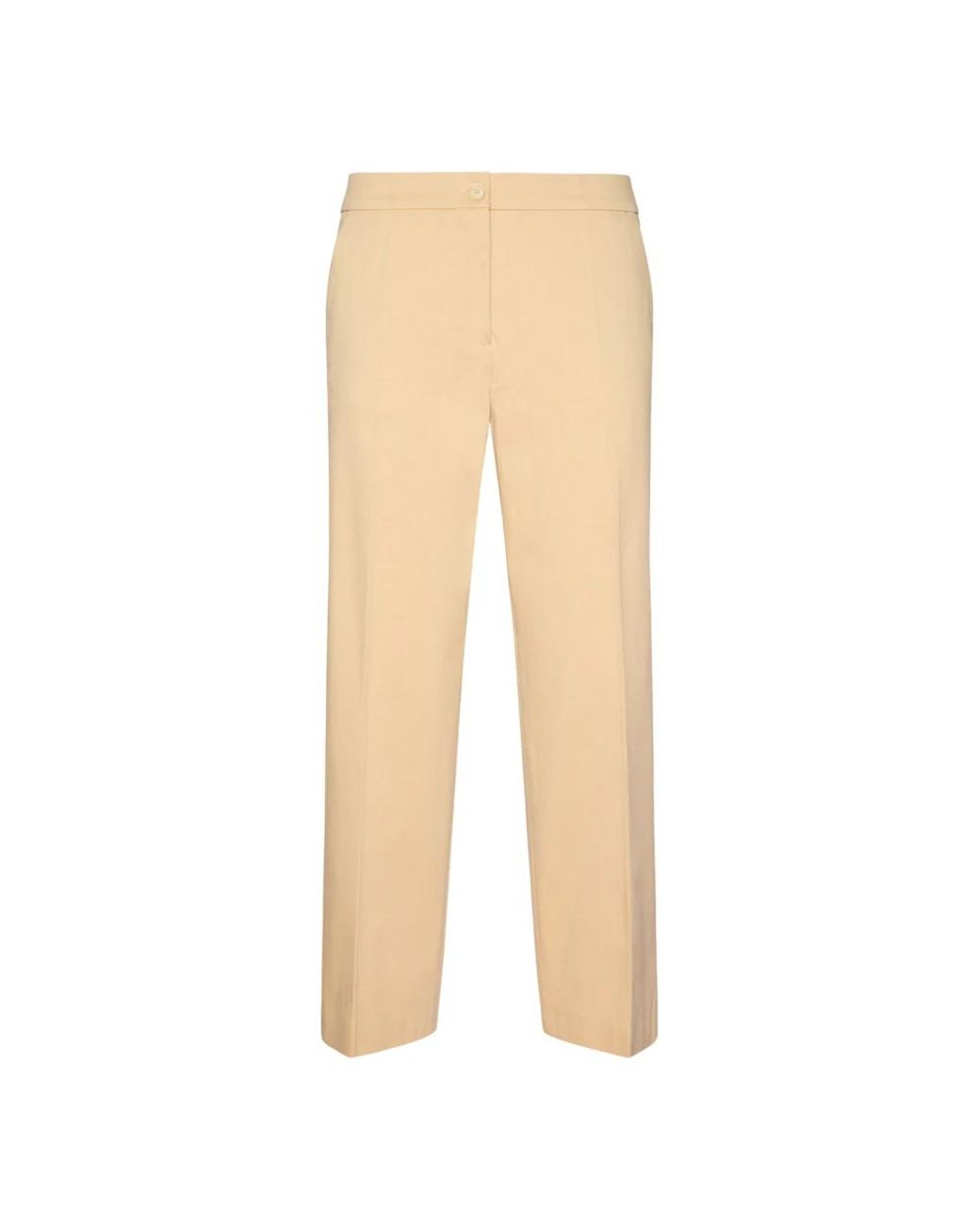 Elena Miro Natural Cropped Trousers